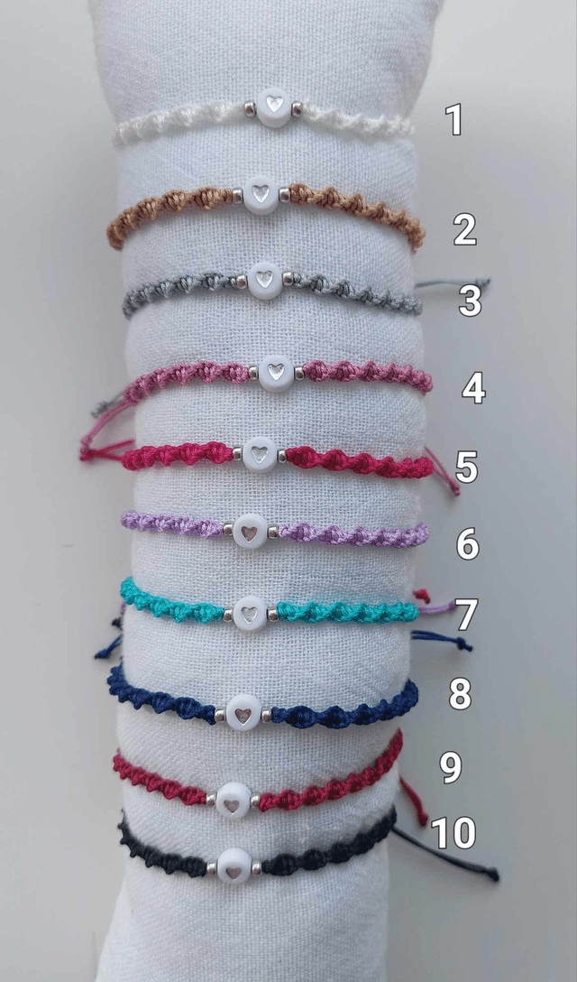 Bracelets maman/enfant "Torsade" - Duo bracelets maman enfant 