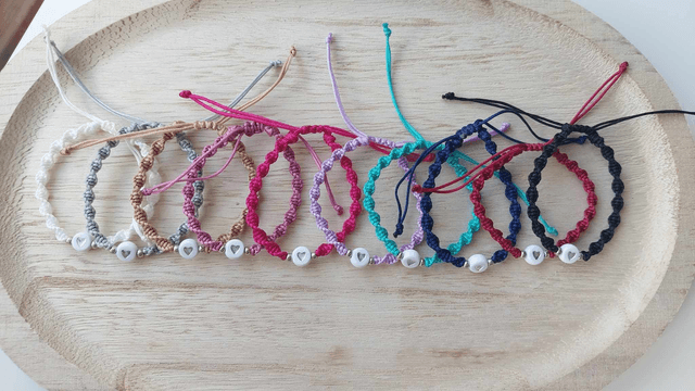 Bracelets maman/enfant "Torsade" - Duo bracelets maman enfant 