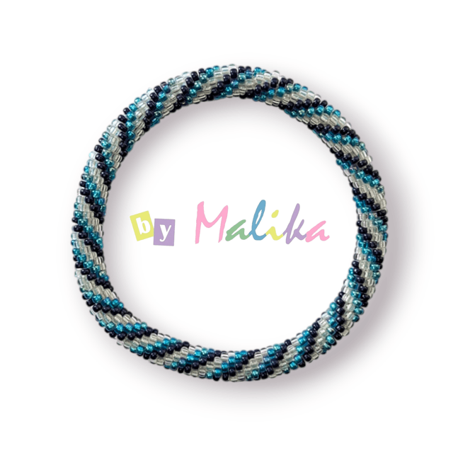 Bracelet Spirale crochet - Rayures