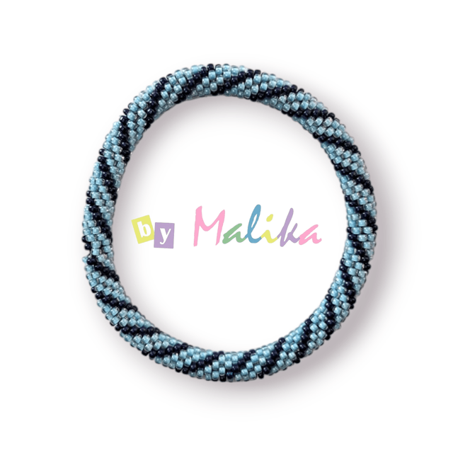 Bracelet Spirale crochet - Rayures