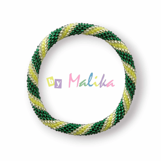 Bracelet Spirale crochet - Rayures