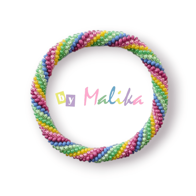Bracelet Spirale crochet - Rayures