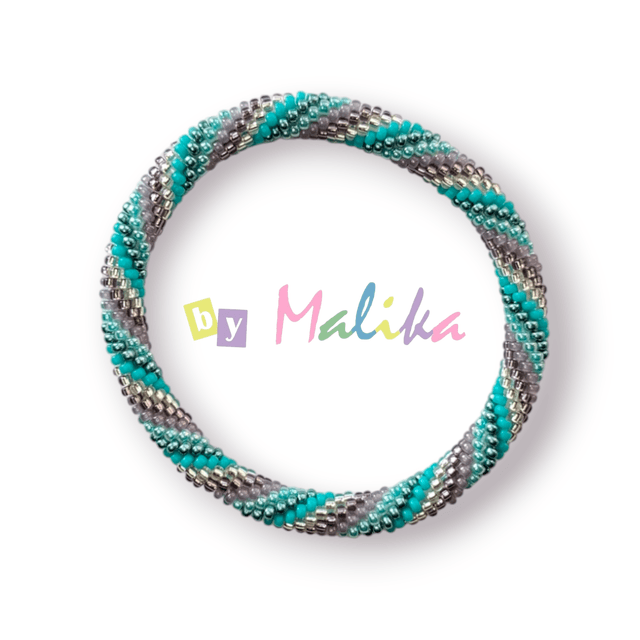 Bracelet Spirale crochet - Rayures