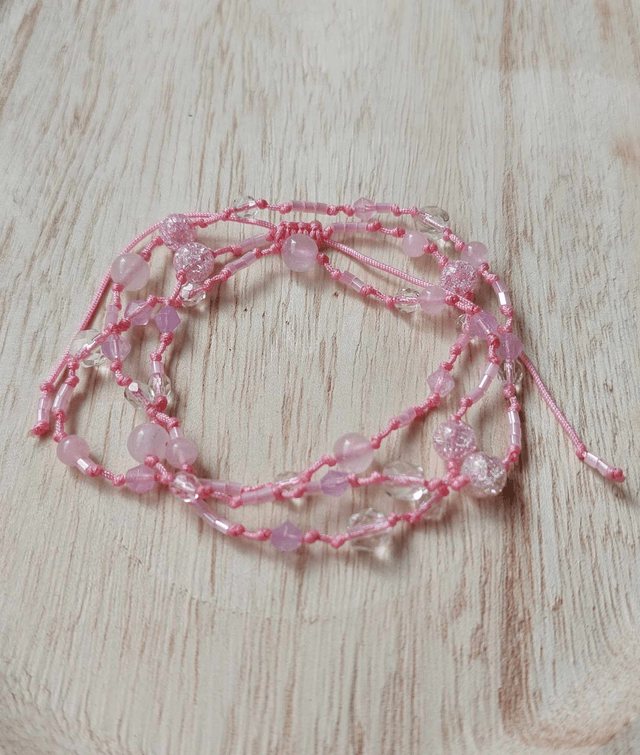 Bijou 2 en 1 : Bracelets 3 tours ou Collier - Taille ajustable